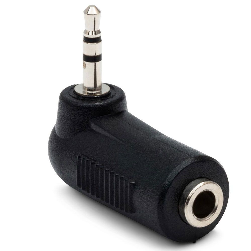 Hosa GMP467 Right-Angle Adapter 3.5 mm TRS to 2.5 mm TRS - Image 1