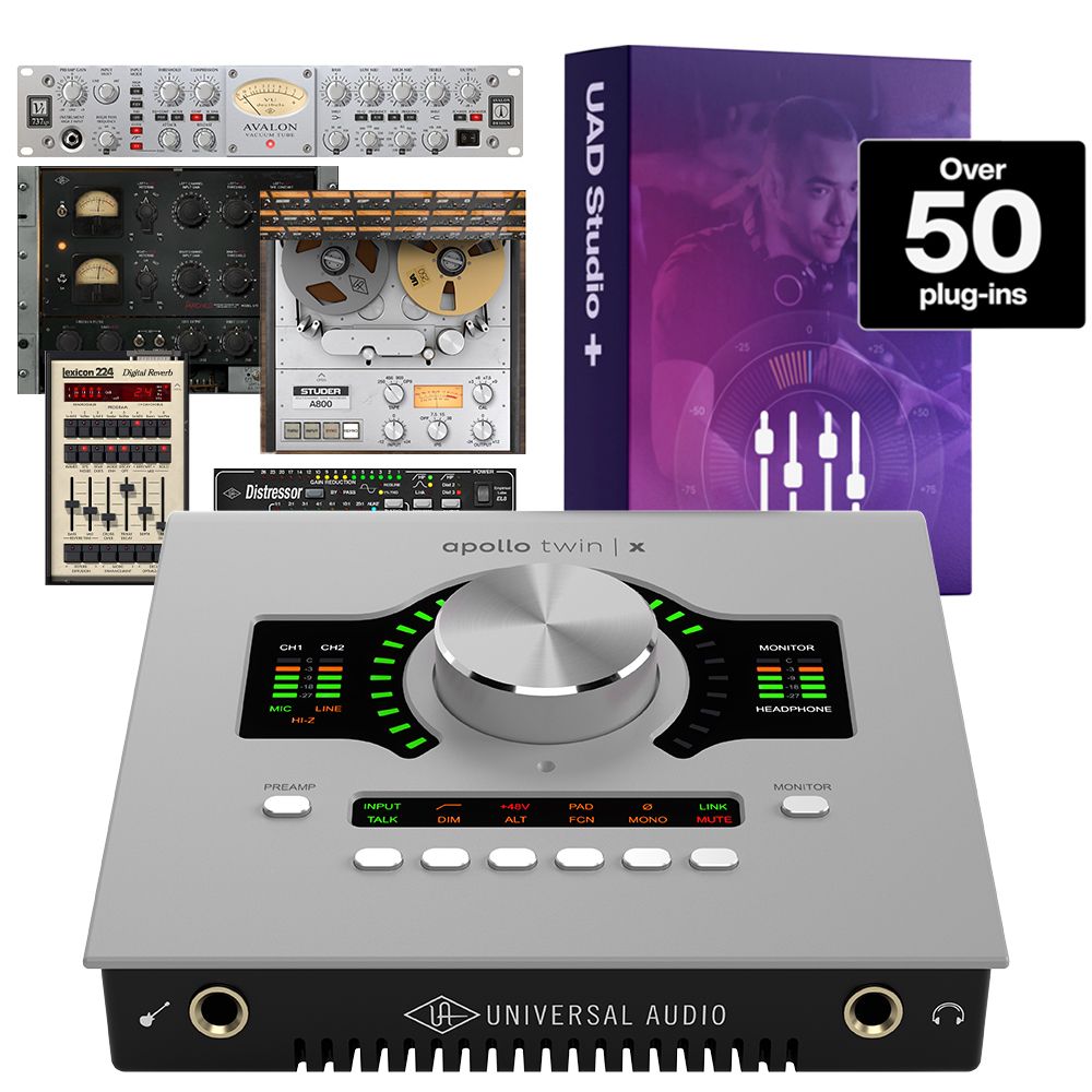 Universal Audio Apollo Twin X Quad Gen 2 Thunderbolt 3 Audio Interface (Studio Edition) - Image 1