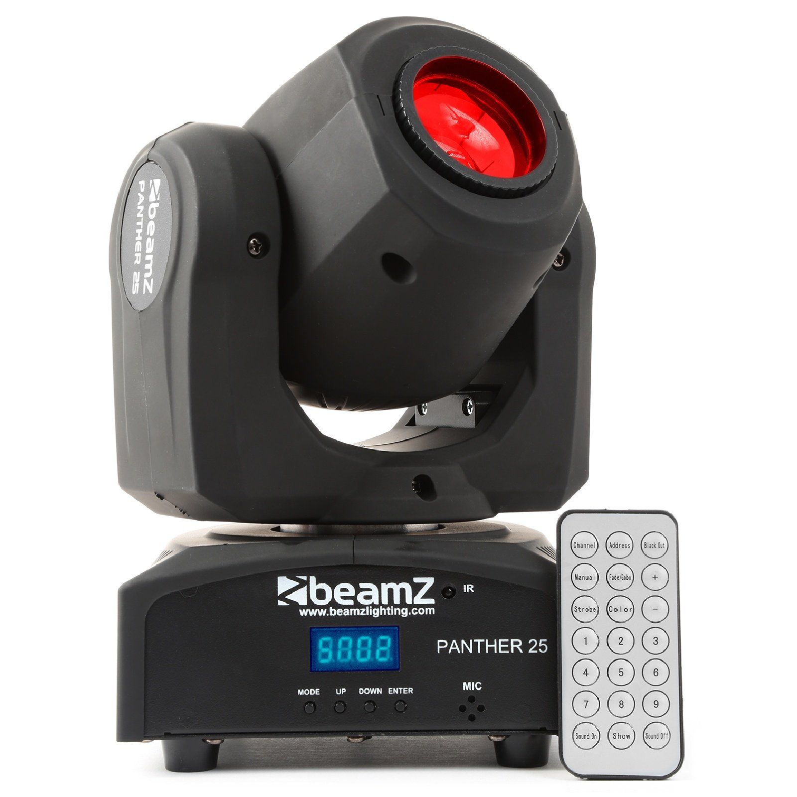 Beamz Panther 25 LED 25 Watt Moving Head Spot Stage Light - Image 1