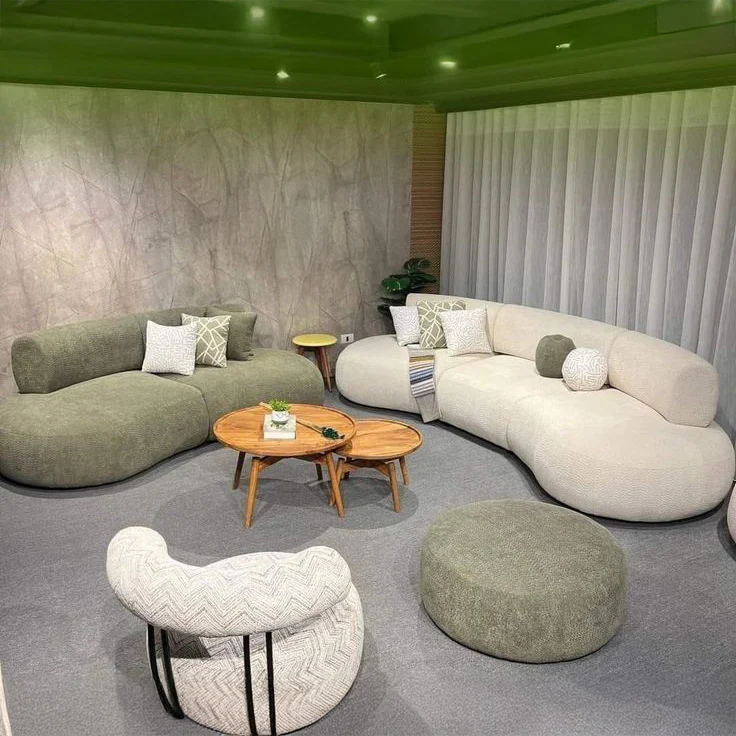طقم أنتريه خشب زان - 4 قطع - DECO418 - Image 1