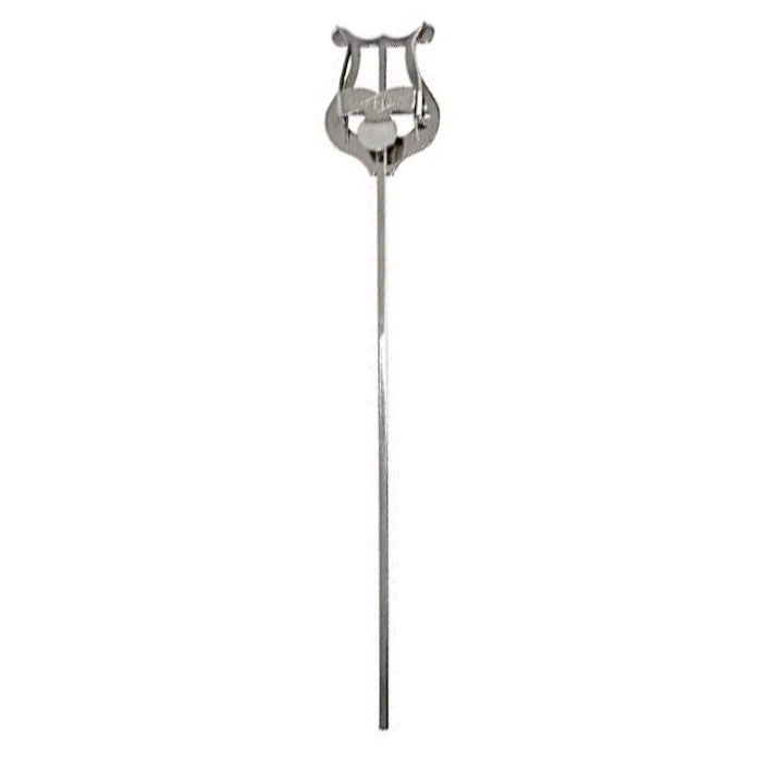 American Plating Straight 9" Nickel Plated Lyre for Trumpet - Image 1