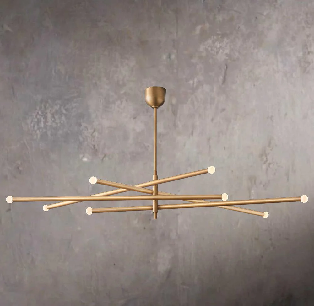 Rousselle Eight-Light Orb Mobile Chandelier