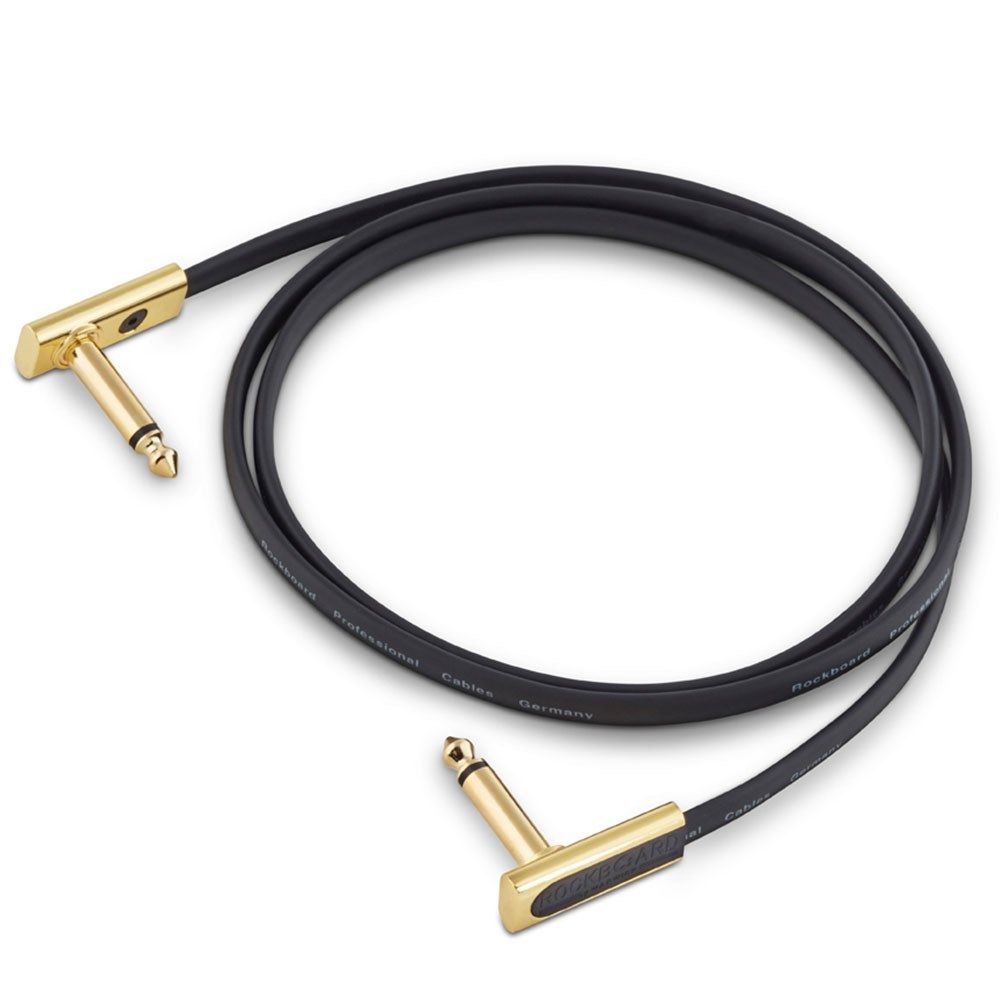 RockBoard Flat Patch Cable 100cm Gold - Image 1