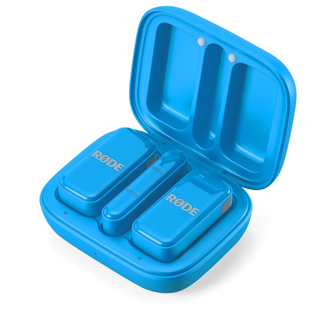 Rode Wireless Micro Ultra-Compact Wireless Microphone for USB-3 Smartphones (Blue) - Image 1