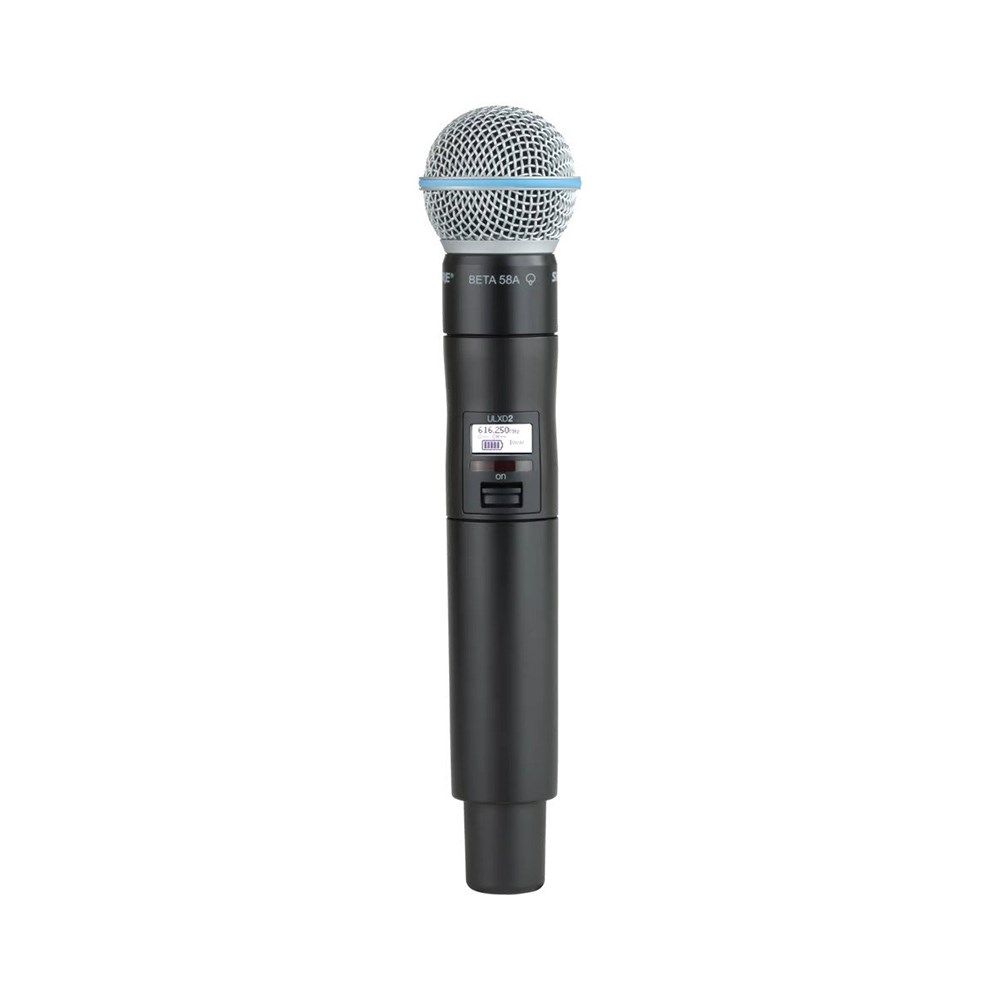 Shure ULXD2/B58 Digital Handheld Transmitter w/ Beta 58A Capsule (Band L51) - Image 1