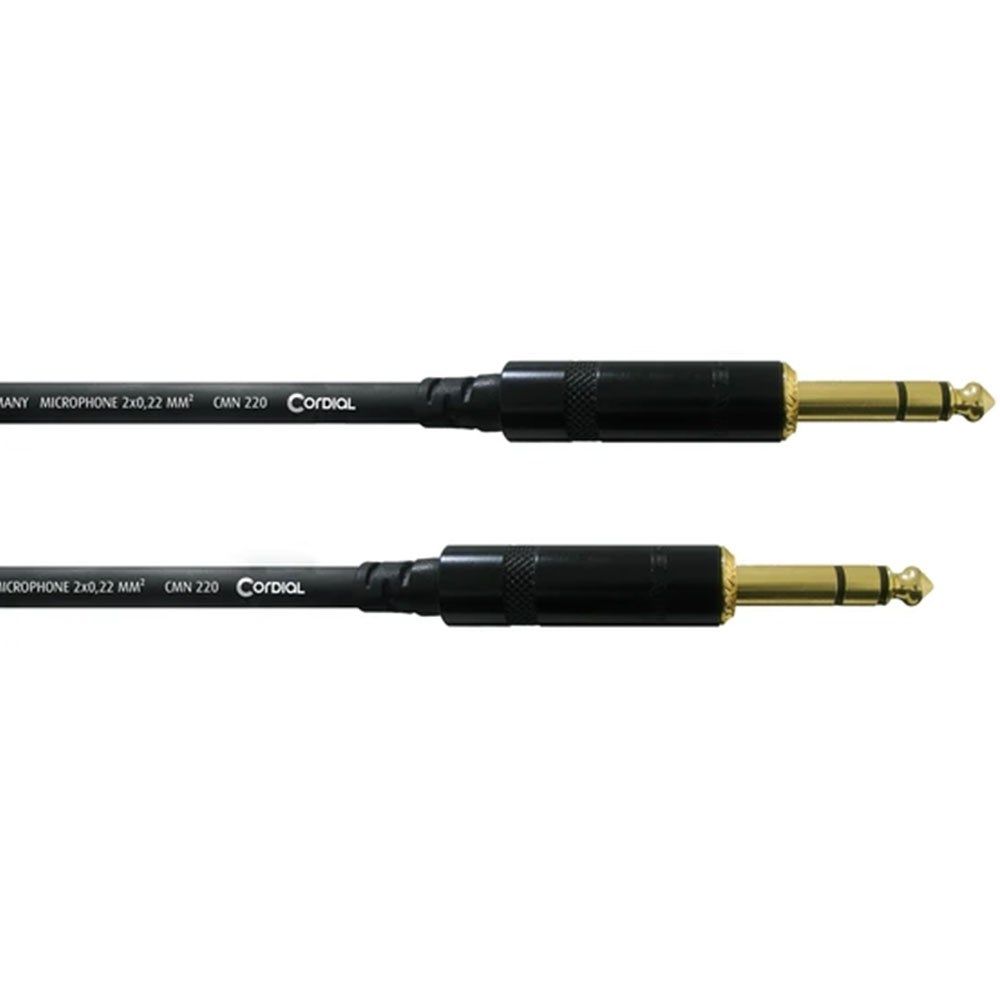 Cordial Essentials REAN 1/4" TRS to Same Balanced Cable (6m) - Image 1