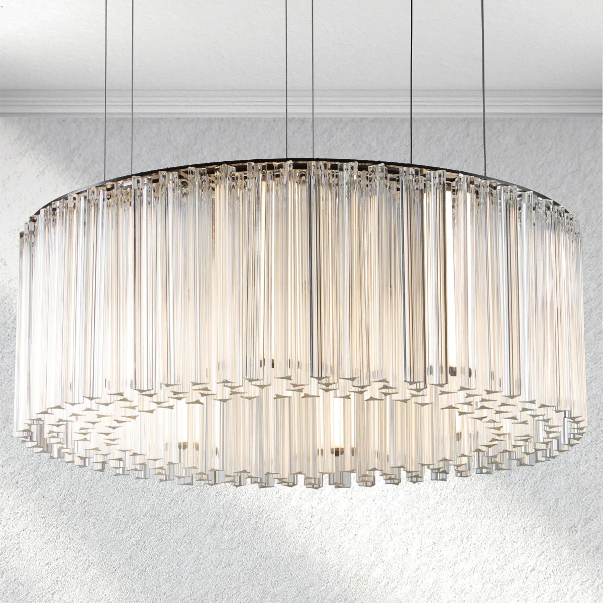 Furnio Rainfall Round Chandelier - Image 1