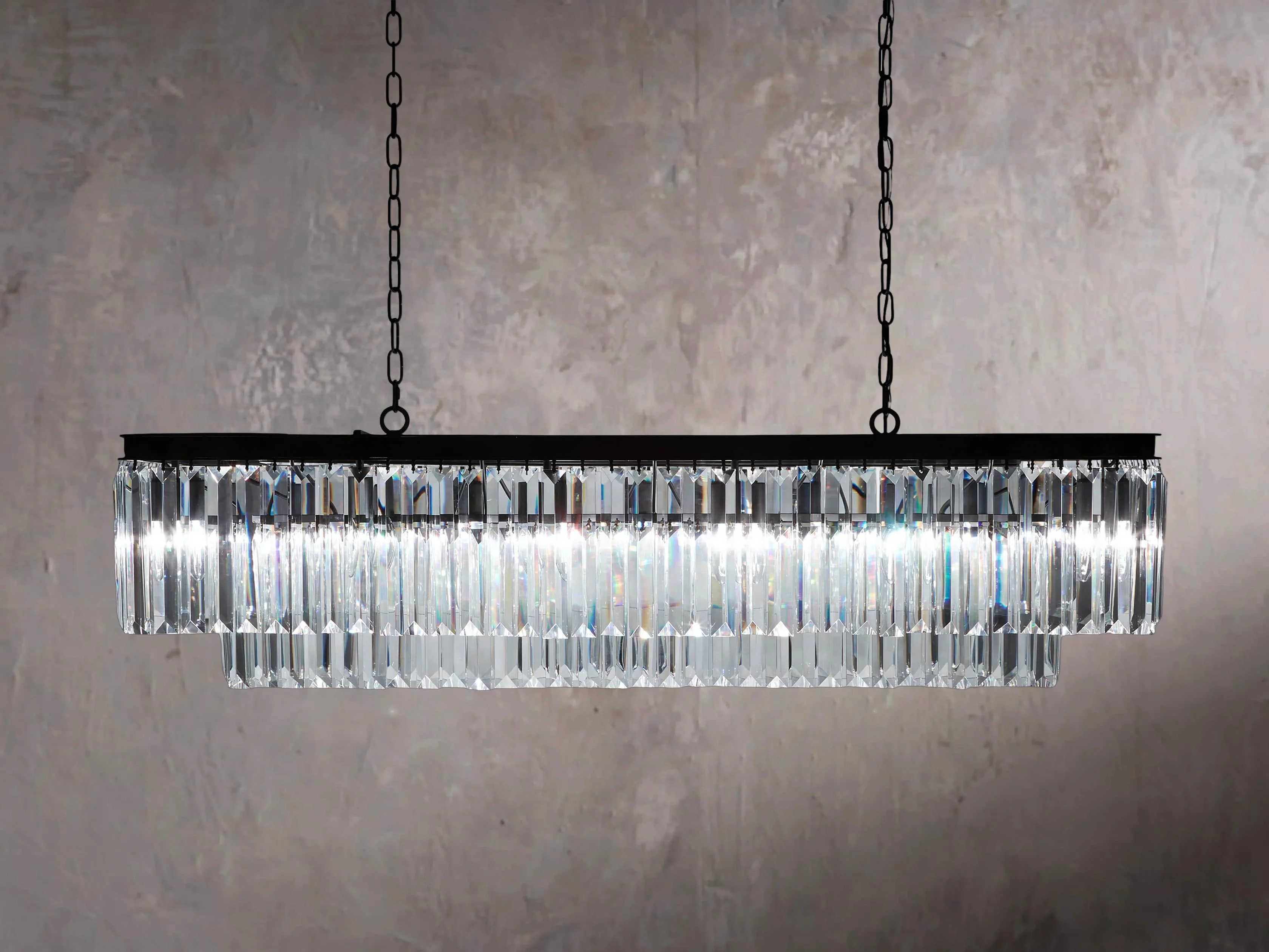 Leyland Tiered Linear Pendant Light Fixture - Image 2