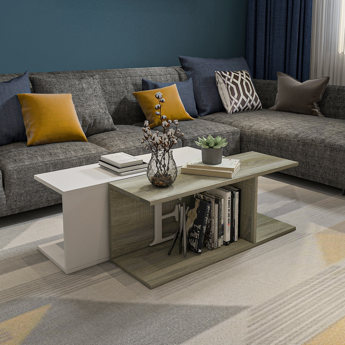 ترابيزة قهوة 60×90سم- ZAF77 - Image 1