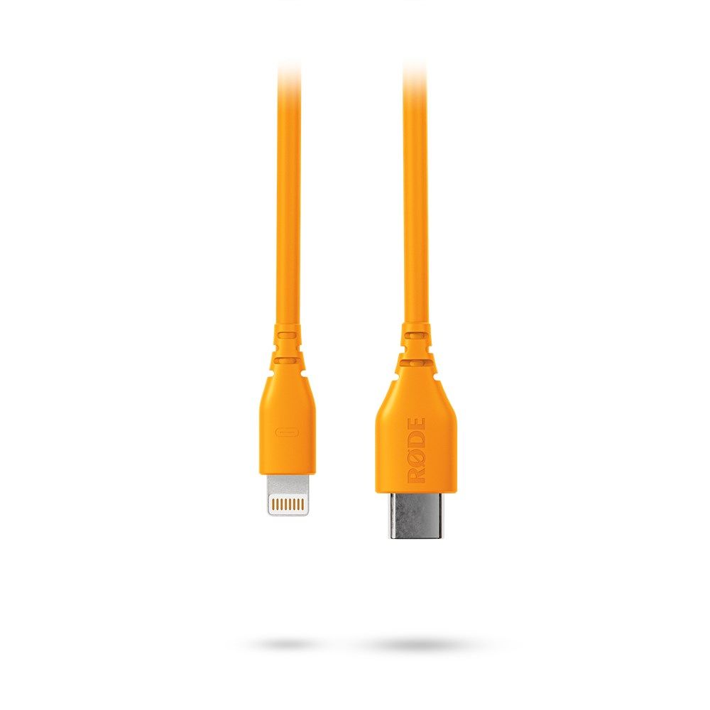 Rode SC21 USB-C to Lightning Cable (Orange) - 30cm - Image 1