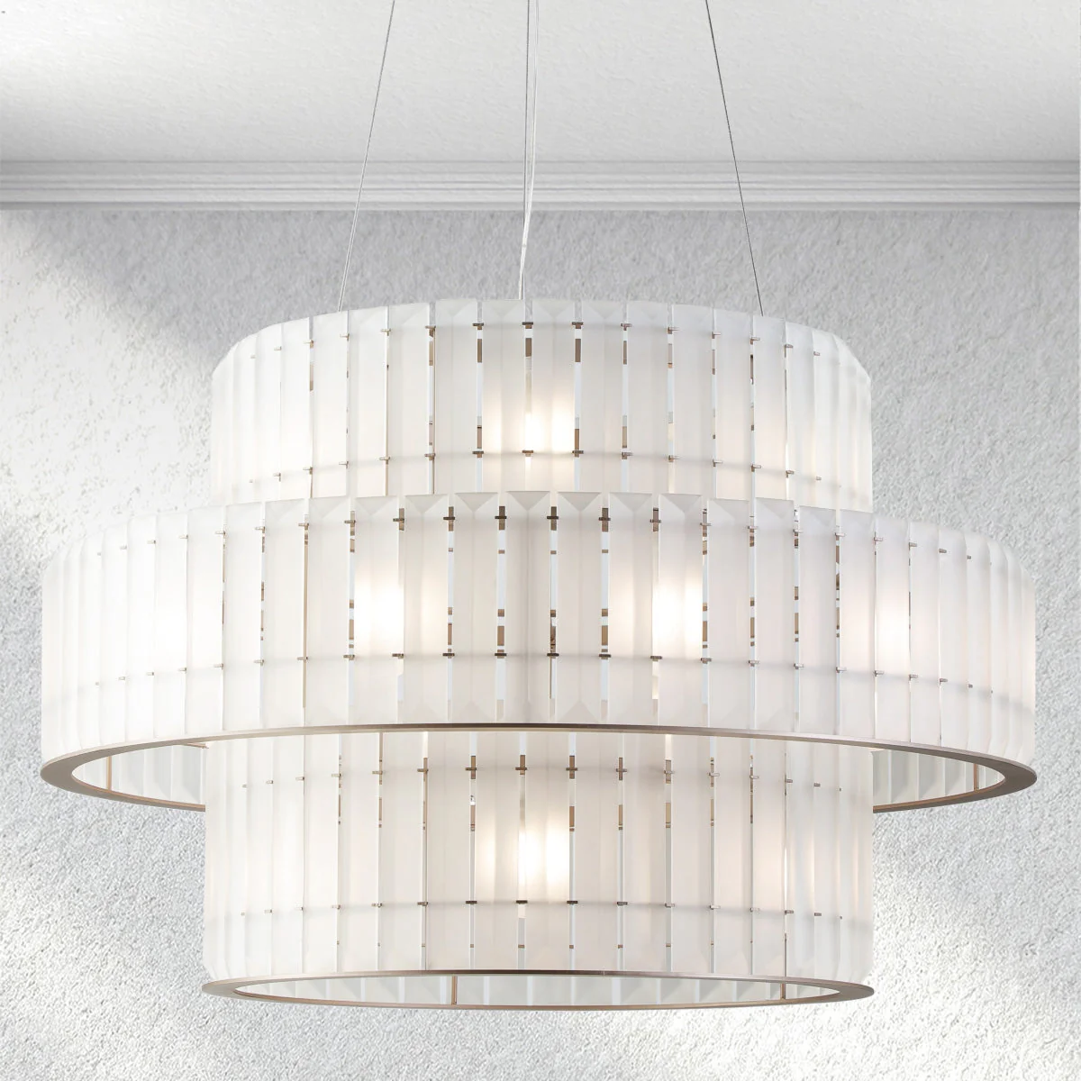 Furnio Parallel Round Chandelier - Image 3