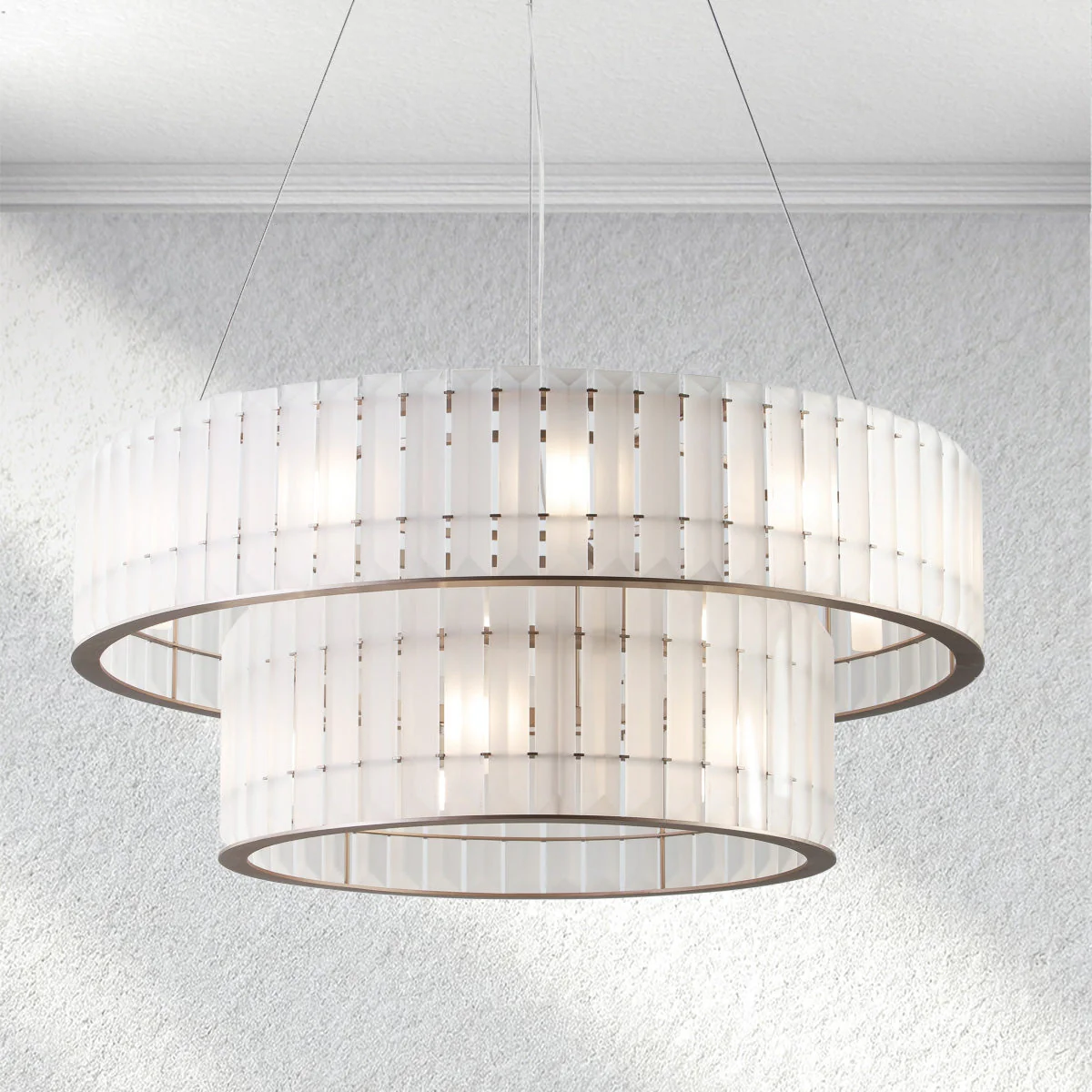 Furnio Parallel Round Chandelier - Image 2