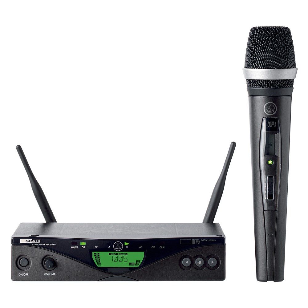 AKG HT470 D5 Professional Wireless Handheld Transmitter for WMS470 (Band D) - Image 1