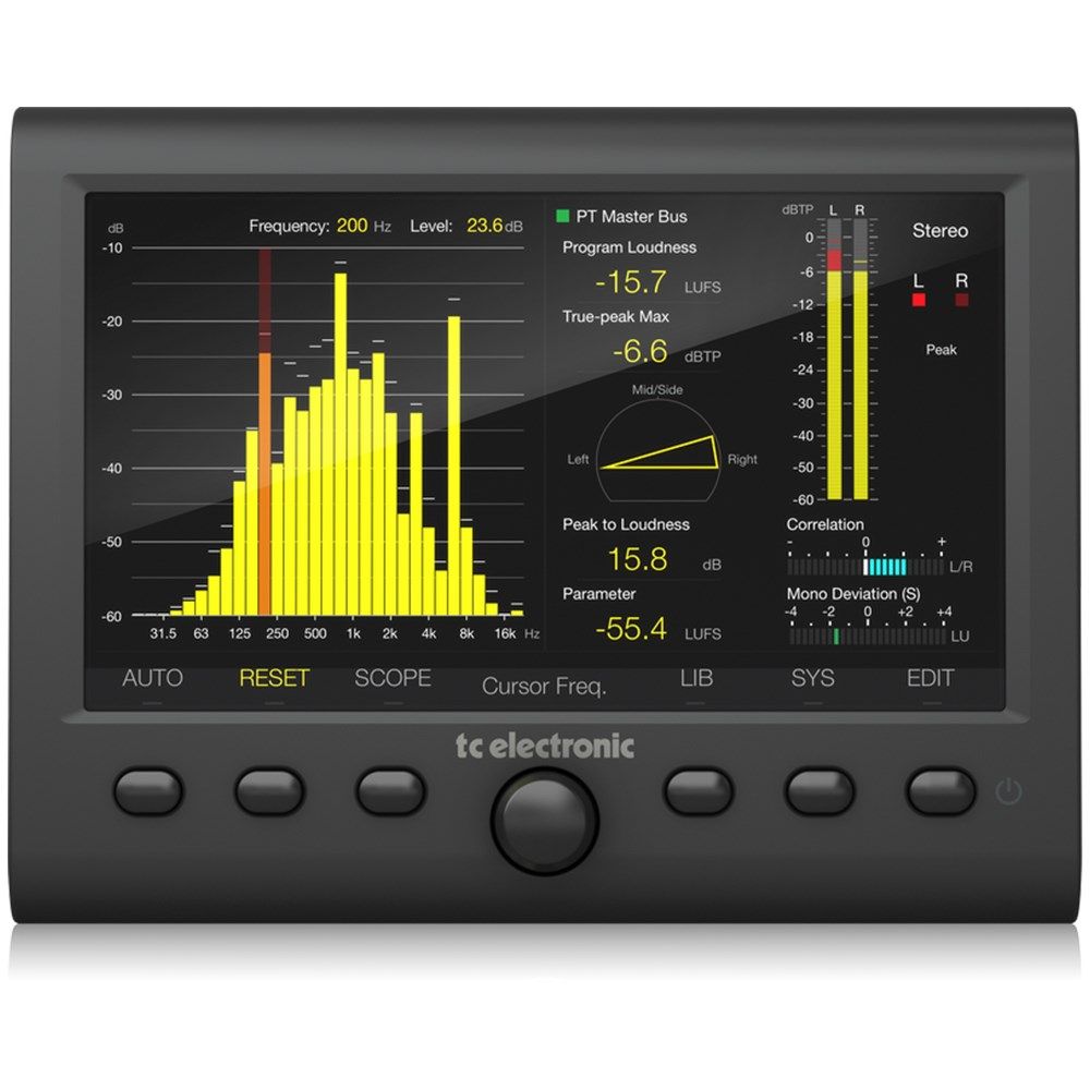 TC Electronic Clarity M Stereo Audio Loudness Meter w/ 7" Display & USB Connectivity - Image 1