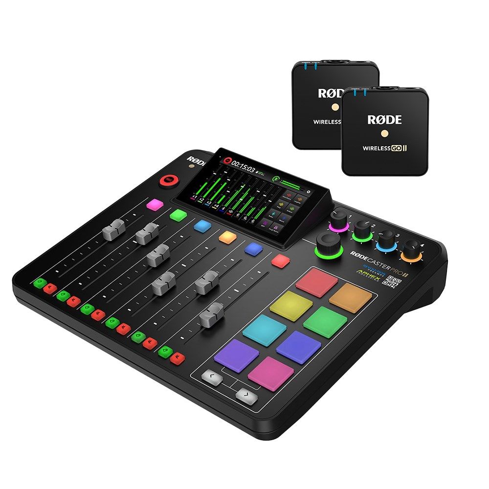 Rode RodeCaster Pro II Pack w/ 2 x Wireless GO II Transmitter Units - Image 1