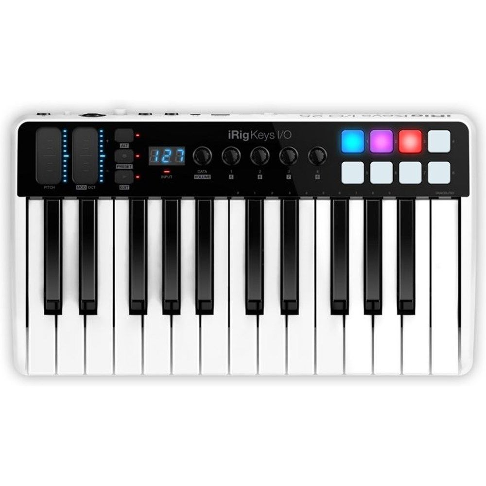 IK Multimedia iRig Keys I/O 25 Keyboard Controller w/ Audio Interface & 25 Full-Size Keys - Image 1