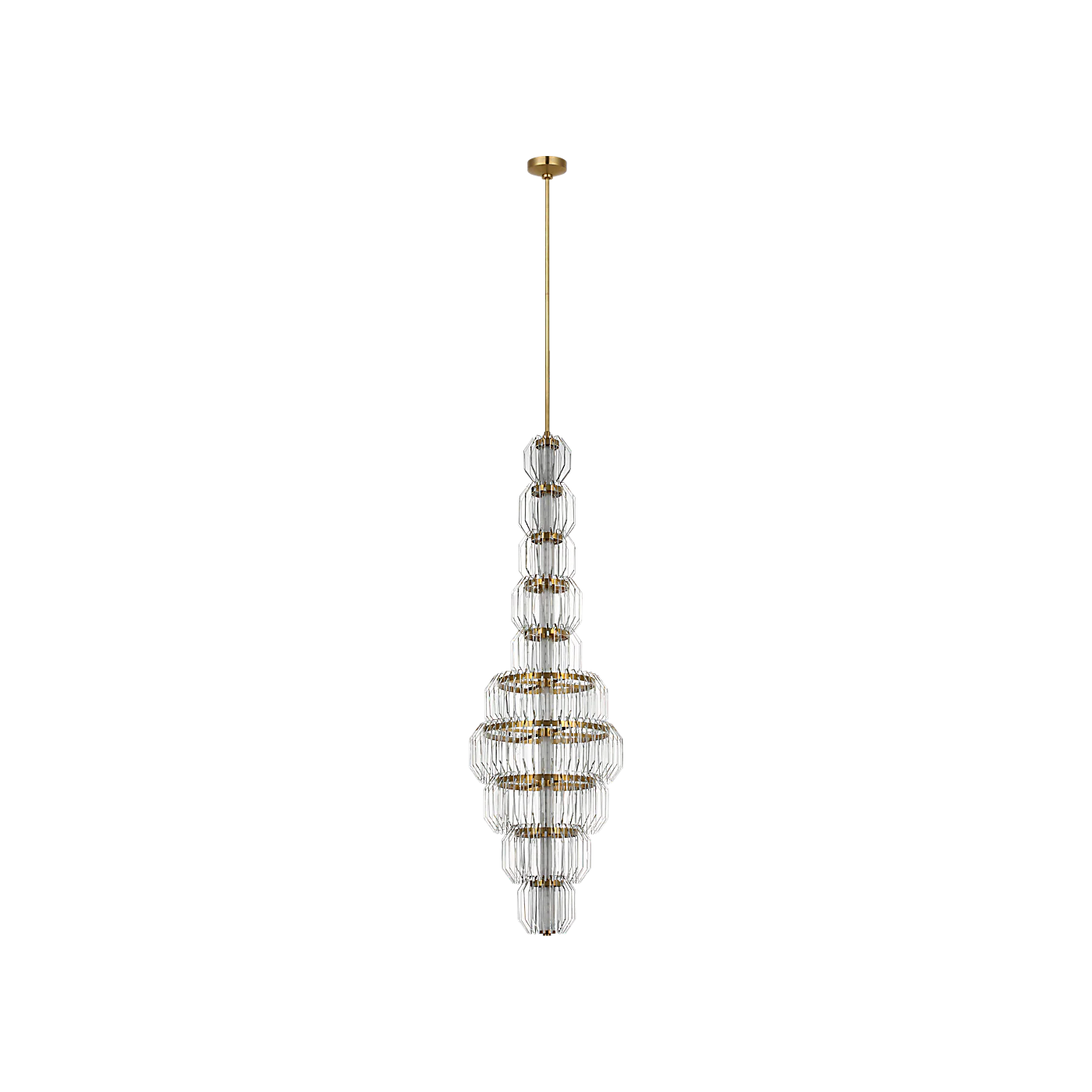 Killarney 19" Layered Entry Chandelier - Image 3