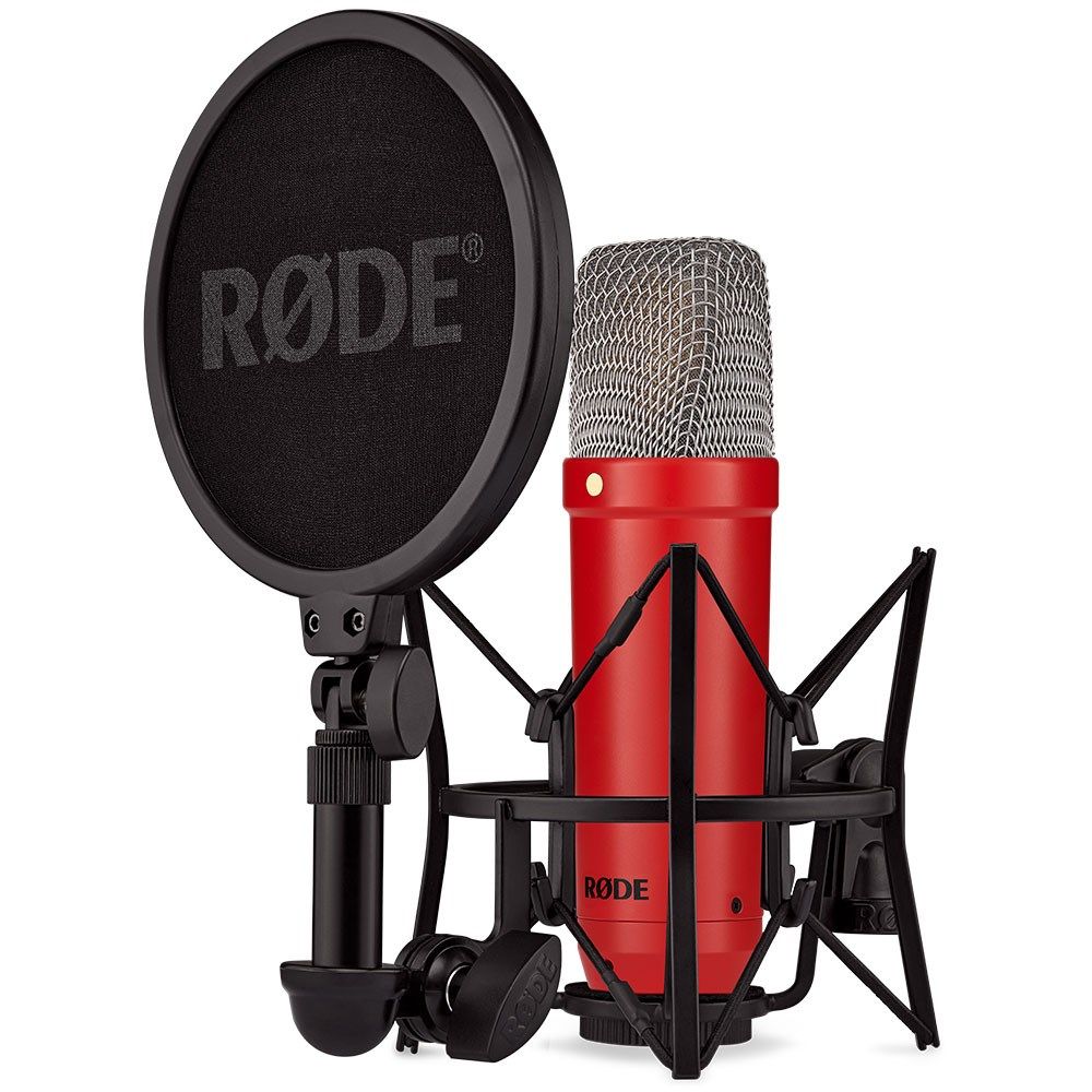 Rode NT1 Signature Series Studio Condenser Microphone w/ Accessories (Red) - Image 1