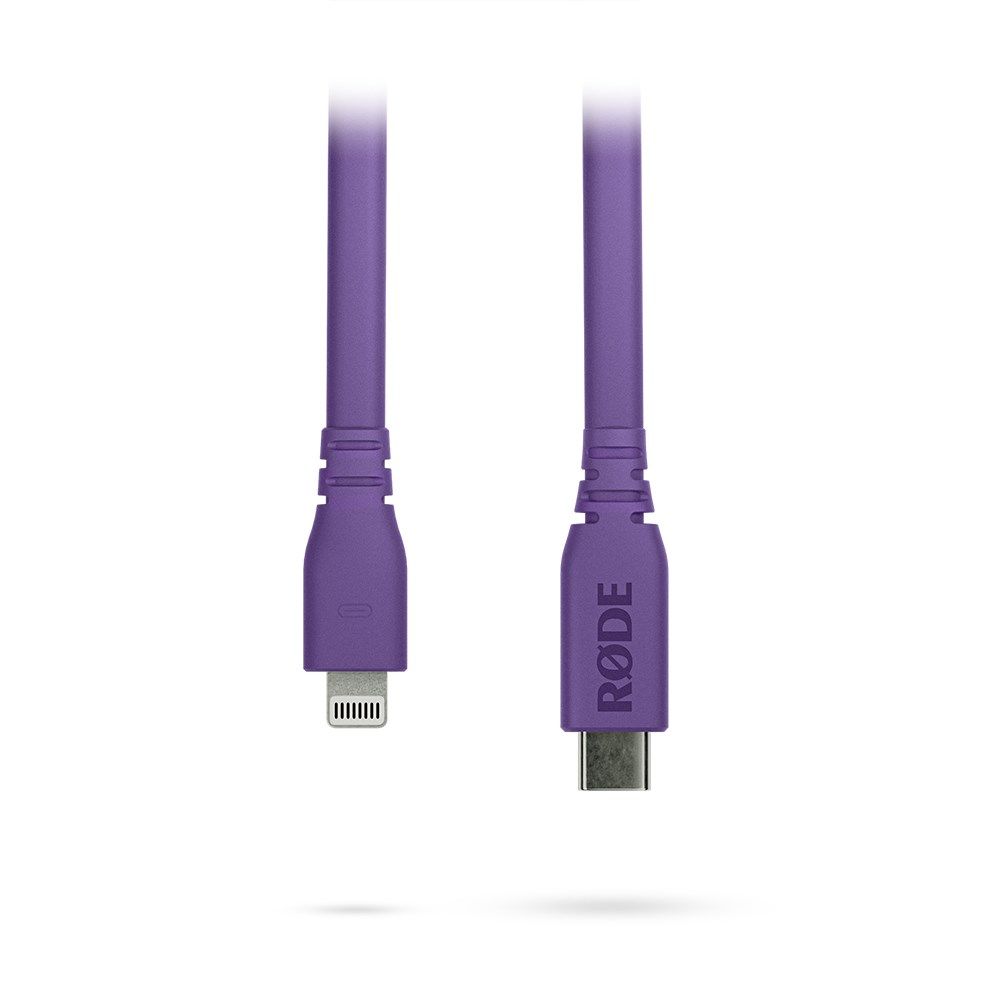 Rode SC19 USB-C to Lightning Cable (Purple) - 1.5m - Image 1