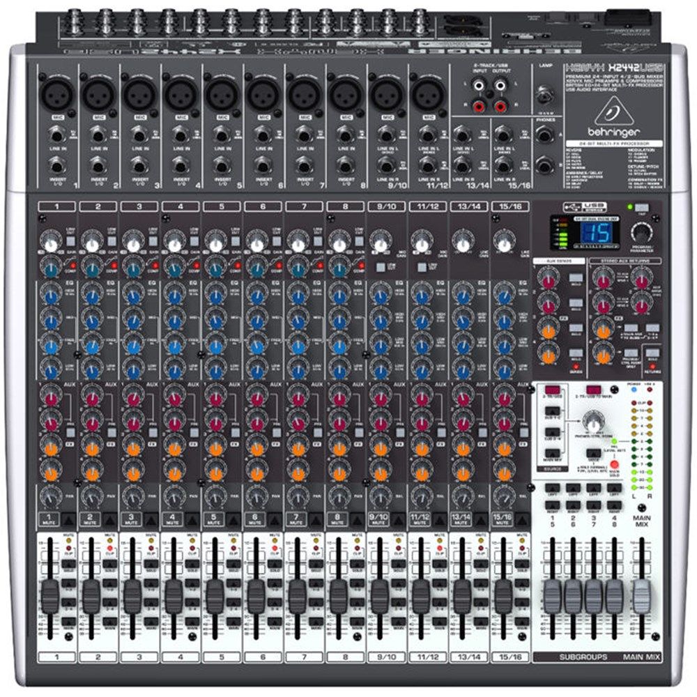 Behringer Xenyx X2442USB 24-Input Mixer w/ FX & USB - Image 1