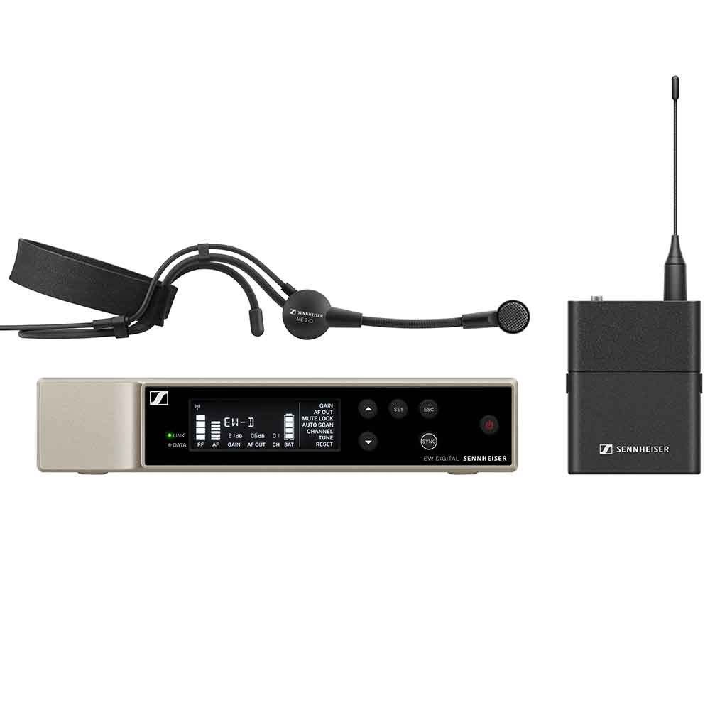 Sennheiser Evolution Wireless EW-D ME3 Headmic Set (S17 Frequency Range) - Image 1
