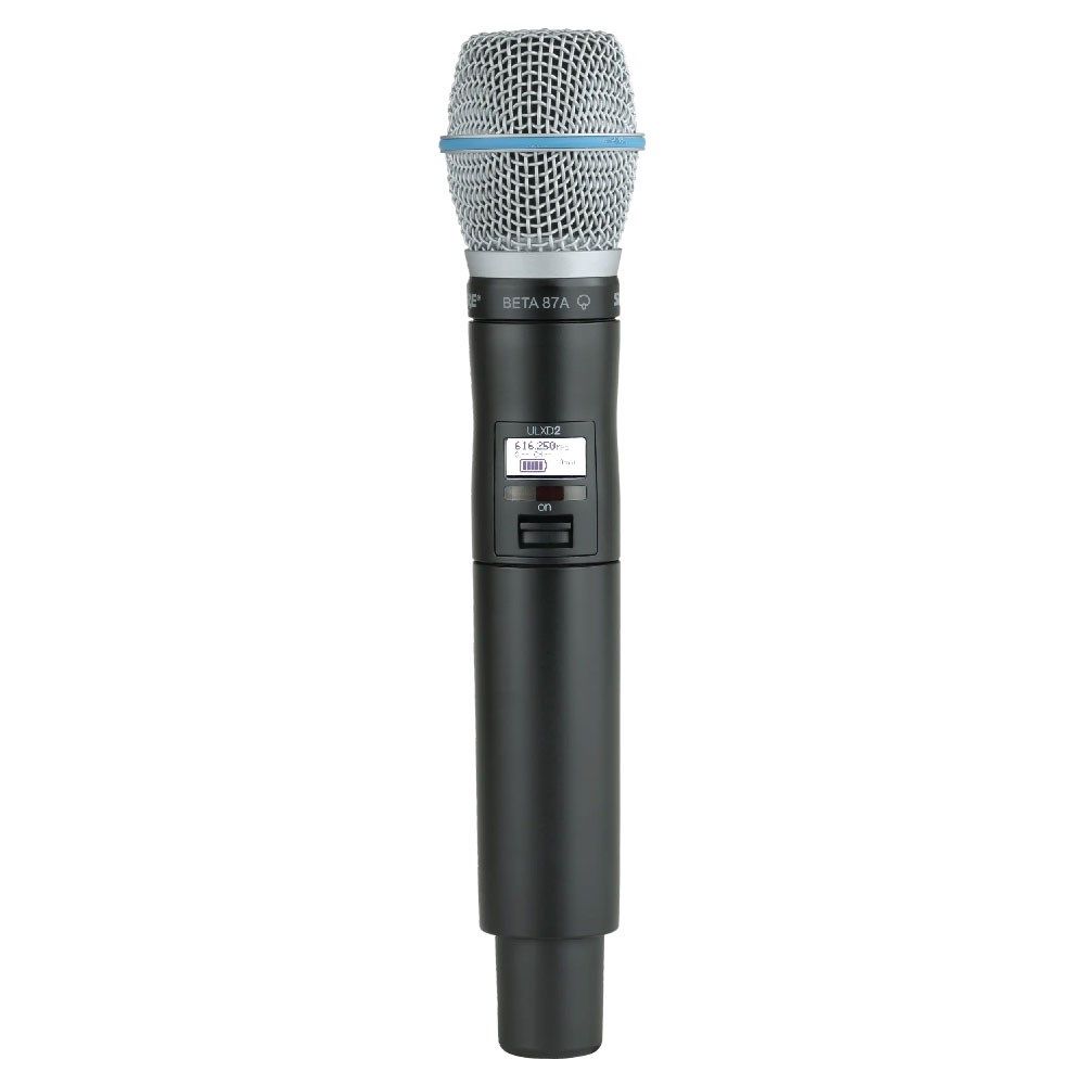 Shure ULXD2/B87A Digital Handheld Transmitter w/ Beta 87A Capsule (Band L51) - Image 1