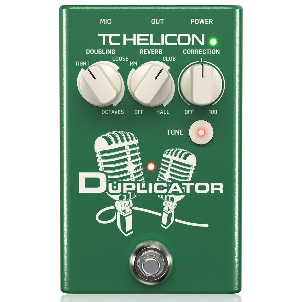 TC Helicon Duplicator Vocal Effects Stompbox w/ Doubling, Reverb & Pitch Correction - Image 1