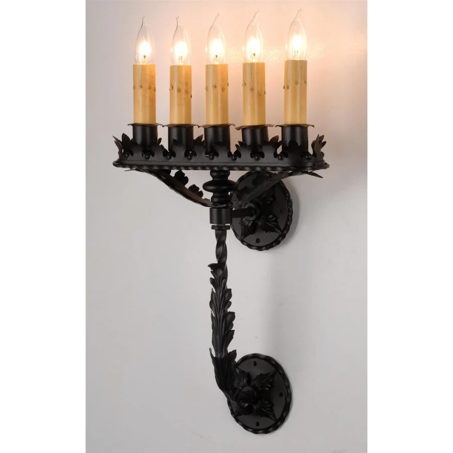 Meyda Tiffany 16" Wide 5 Light Wall Sconce - Image 1