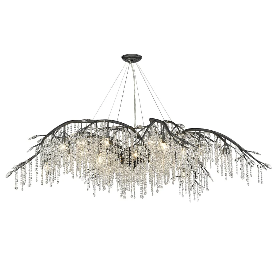 Golden Lighting Autumn Twilight 24 Light 80" Wide Crystal Chandelier - Image 1