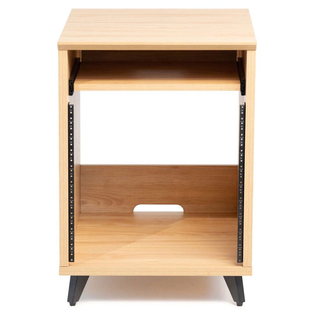 Gator Elite Series Furniture Desk 10U Rack (Maple) - Image 1