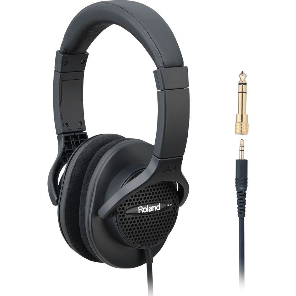 Roland RHA7BK Open Monitor Headphones (Black) - Image 1