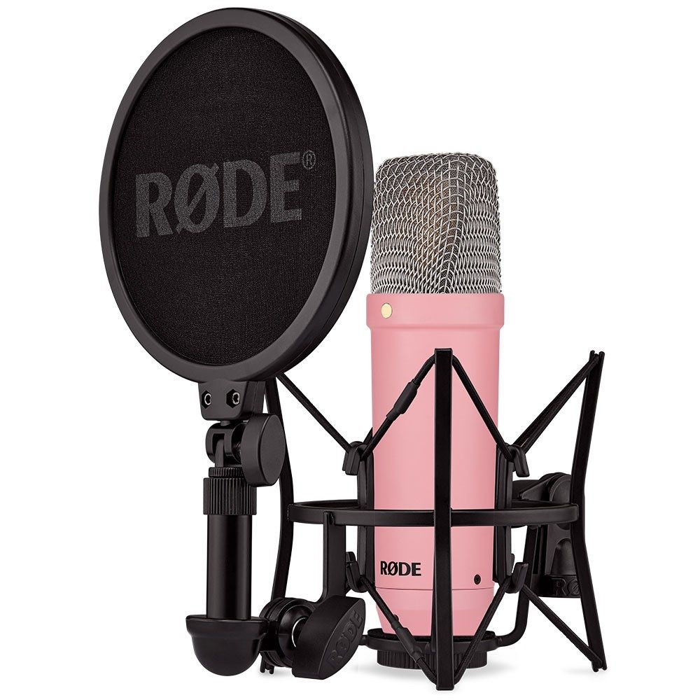 Rode NT1 Signature Series Studio Condenser Microphone w/ Accessories (Pink) - Image 1