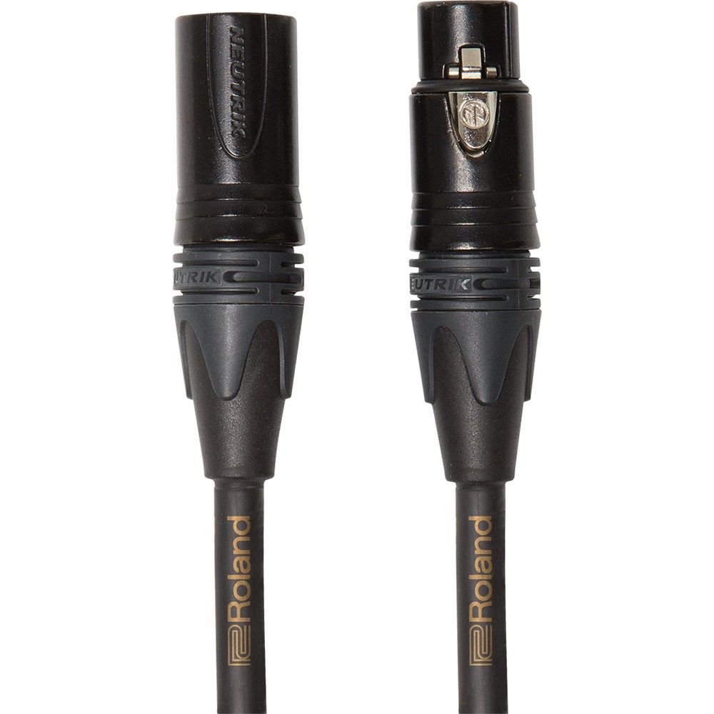 Roland RMC-G15 Microphone Cable (15ft) Gold Series - Image 1