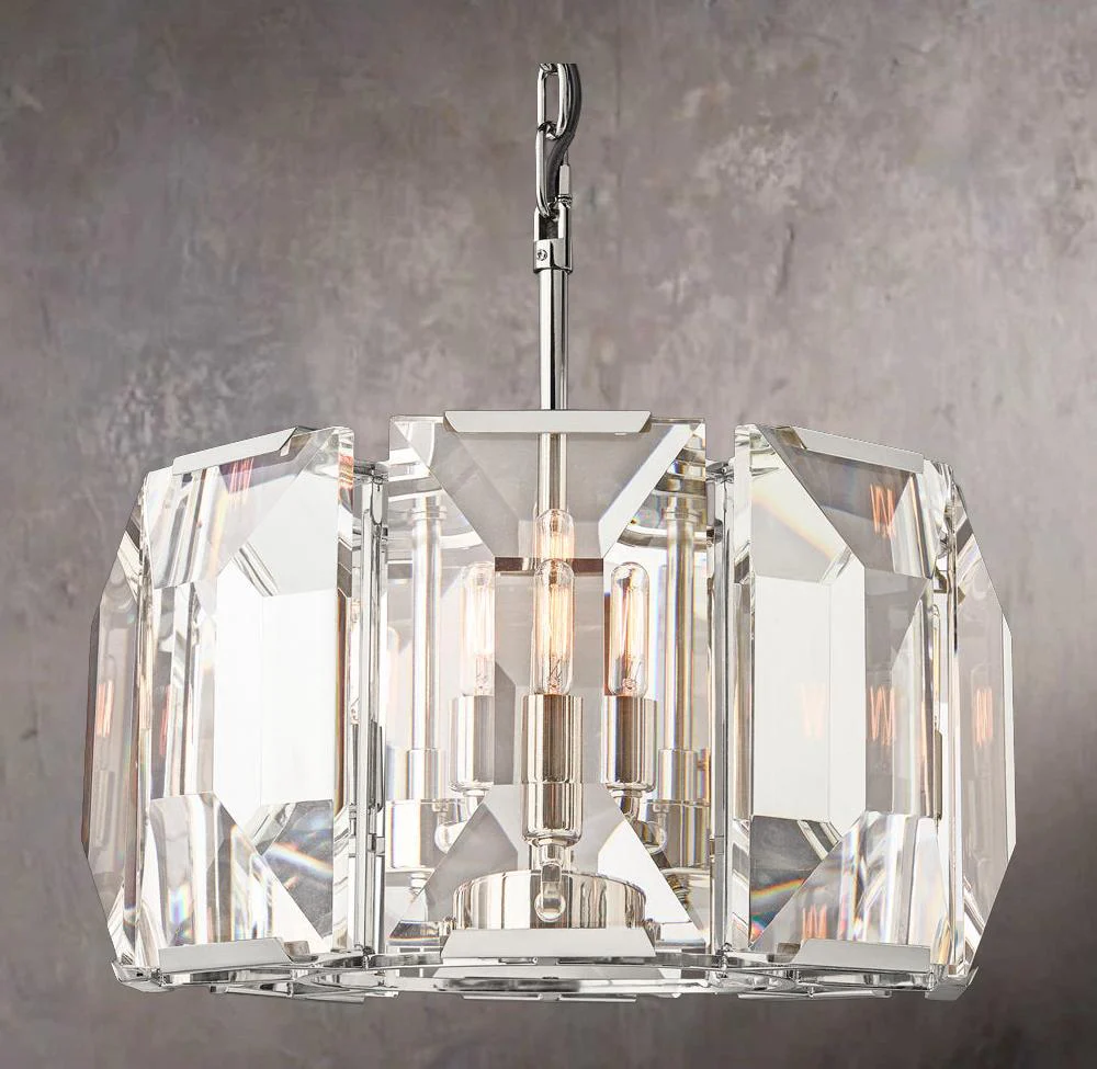 Harlows Crystal Circular Chandelier 19" - Image 2