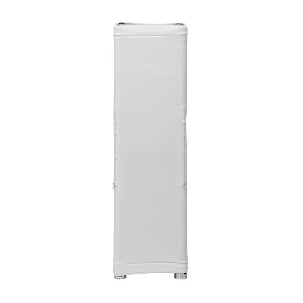 Event Lighting LYCRAT1W White Lycra Truss (290mm) Cover 1M with 1 pr Zips - Image 1