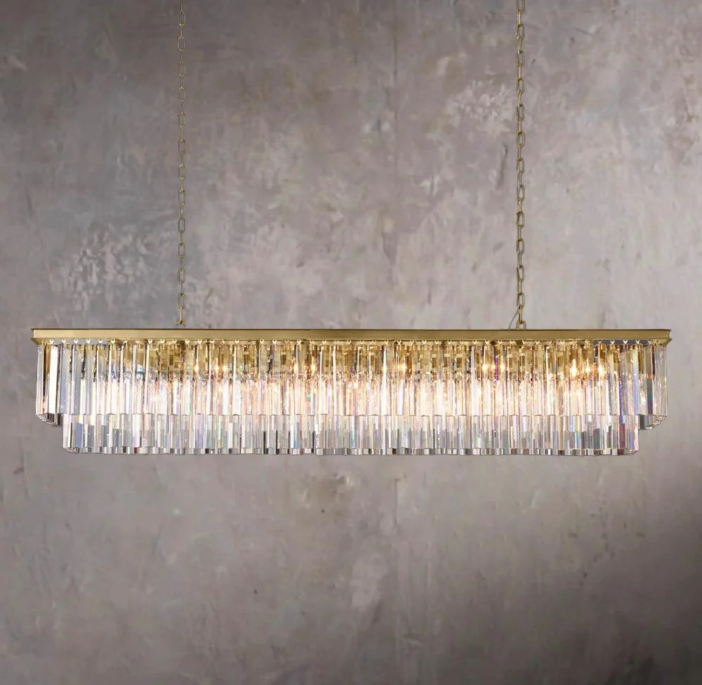 1920s Odeon Linear Pendant Light 72" - Image 2