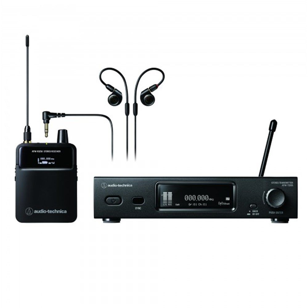 Audio Technica ATW-3255 In-Ear Monitor System EG2 Frequency Band (580-714MHz) - Image 1