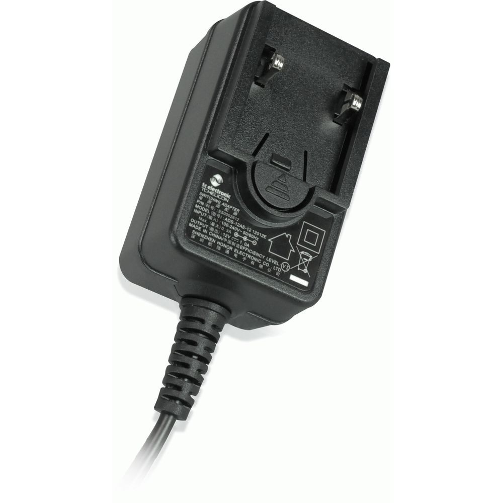 TC Helicon PowerPlug 12 12V 1000mA Universal Power Supply for TC Helicon Products - Image 1