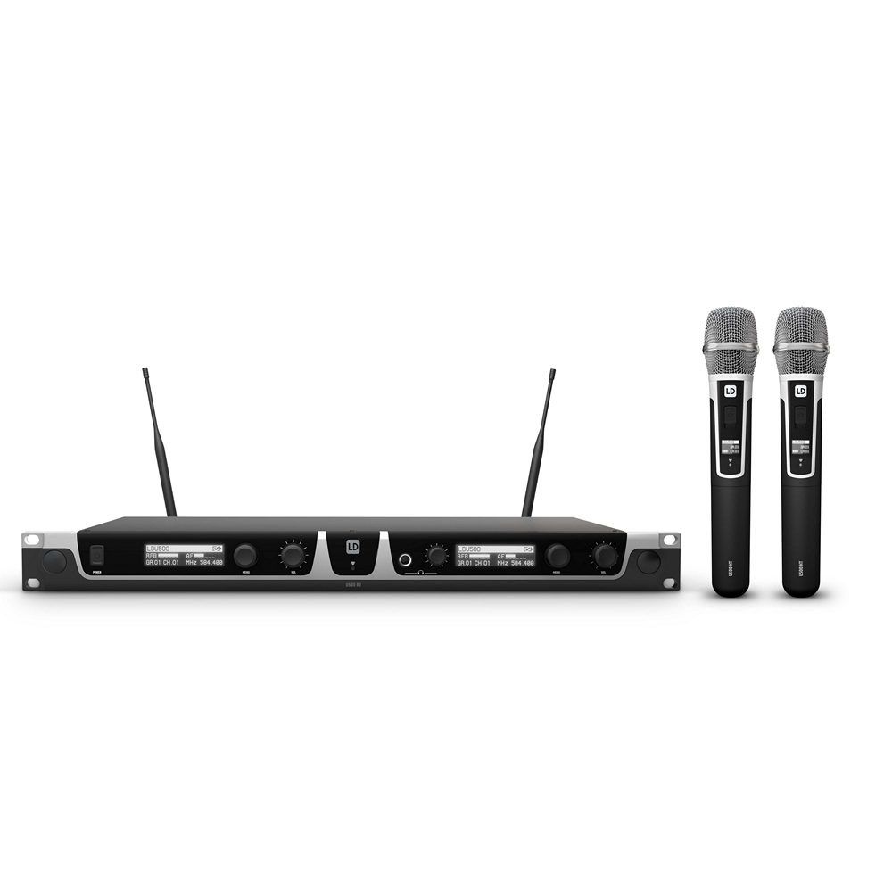LD Systems U505 Wireless Dual Handheld Condenser System 584-608 MHz - Image 1