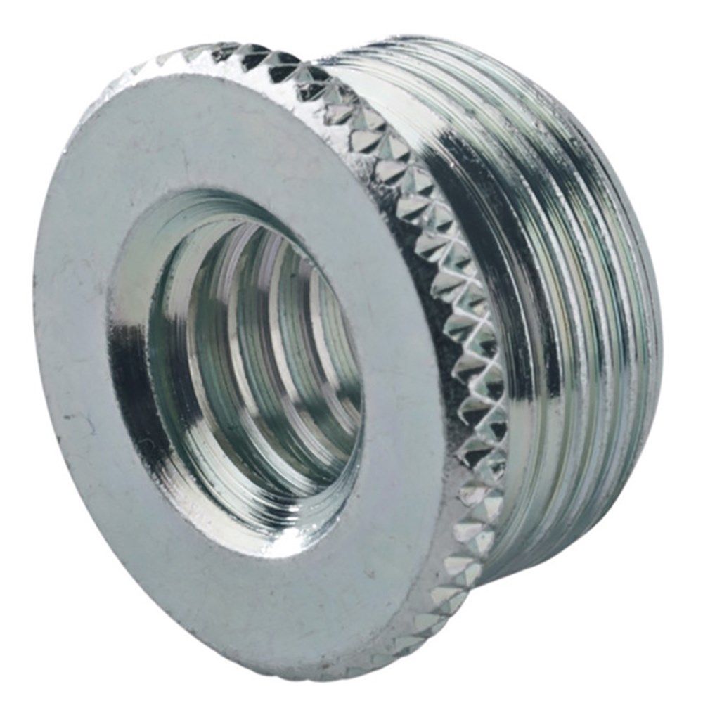 Konig & Meyer 3/8-5/8 inch Threaded Adaptor (Zinc-Plated) - Image 1
