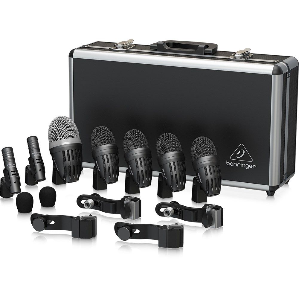 Behringer BC1500 Premium 7-Piece Drum Microphone Set for Studio and Live - Image 1