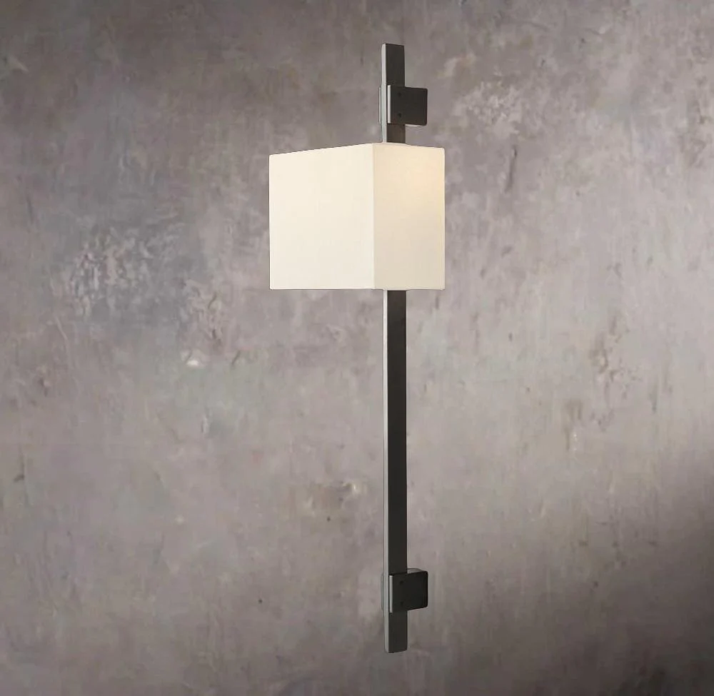 Vela Boxy Bar Wall Sconce - Box Shade - Image 3