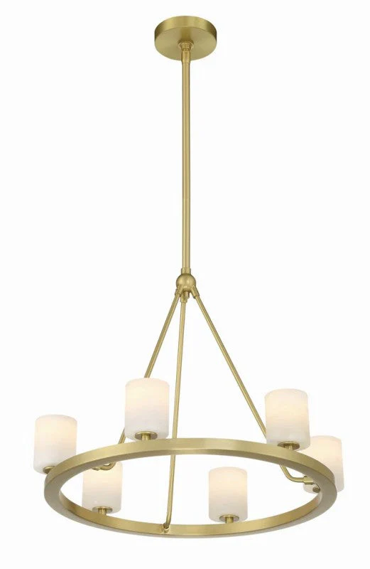 Agron 6 Light Alabaster Chandelier