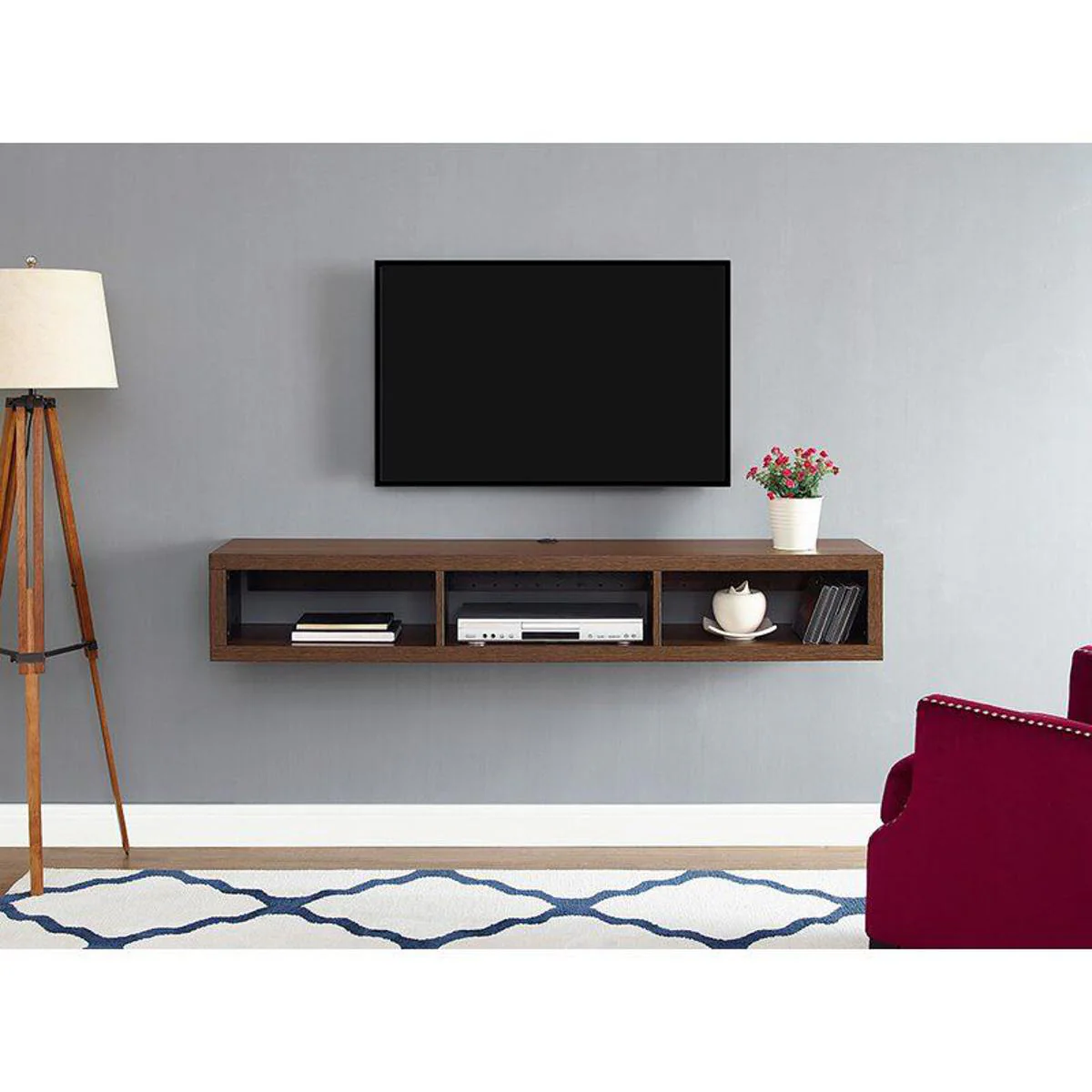 ترابيزة تليفزيون معلقة 130×30سم - DOR63 - Image 1