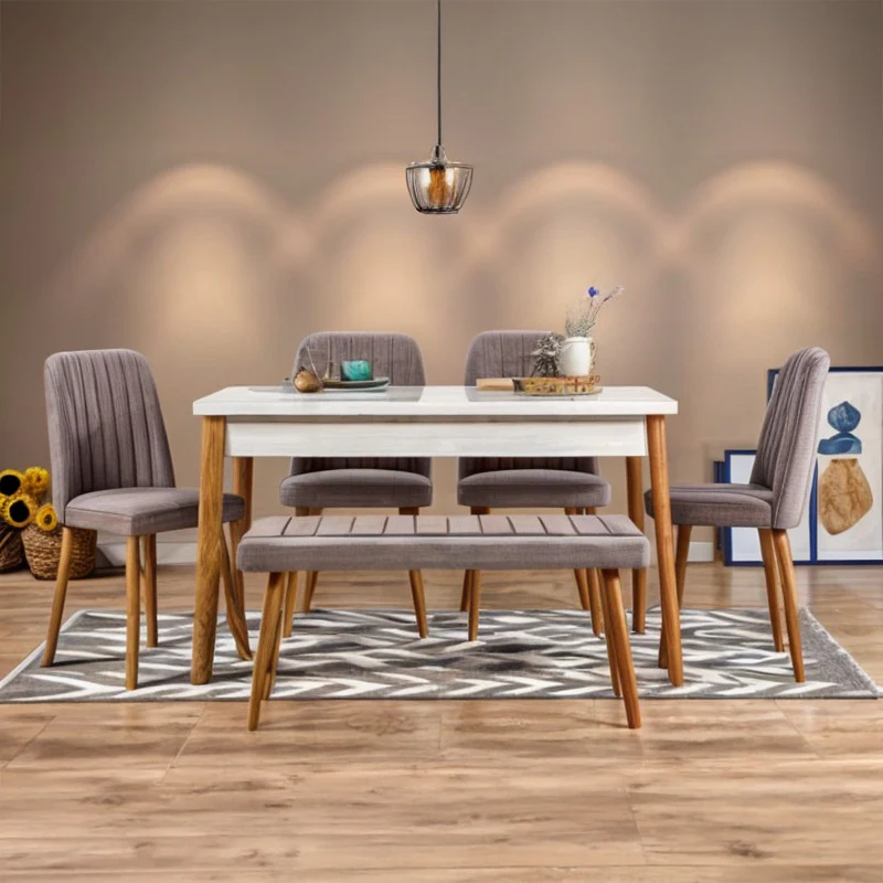 ترابيزة سفرة – 6 قطع – TEAK9