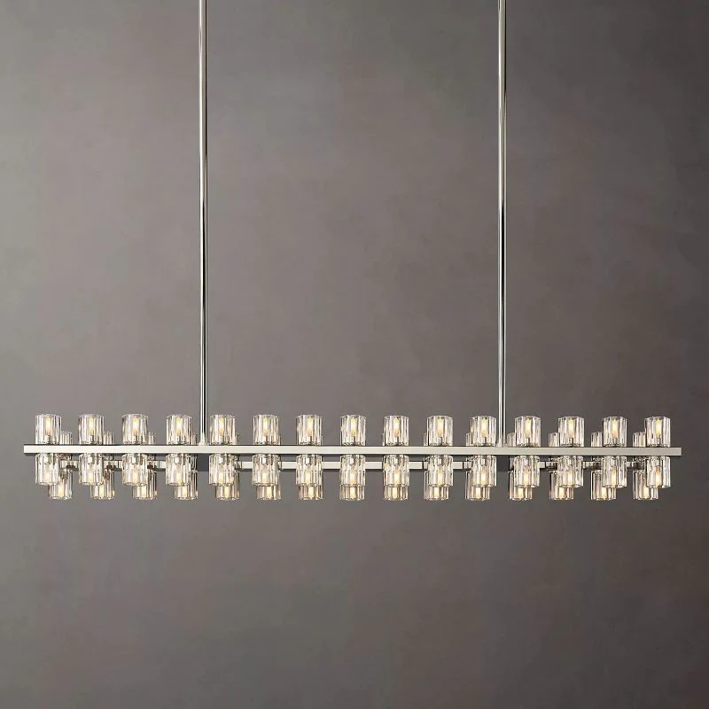 Aka Wine-glass Rectangular Chandelier 54" - Image 3