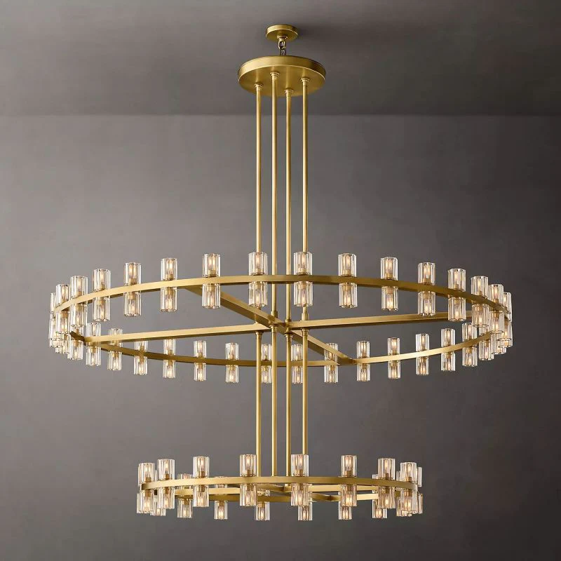 Brachor Round 2-Tier Chandelier 60" - Image 1