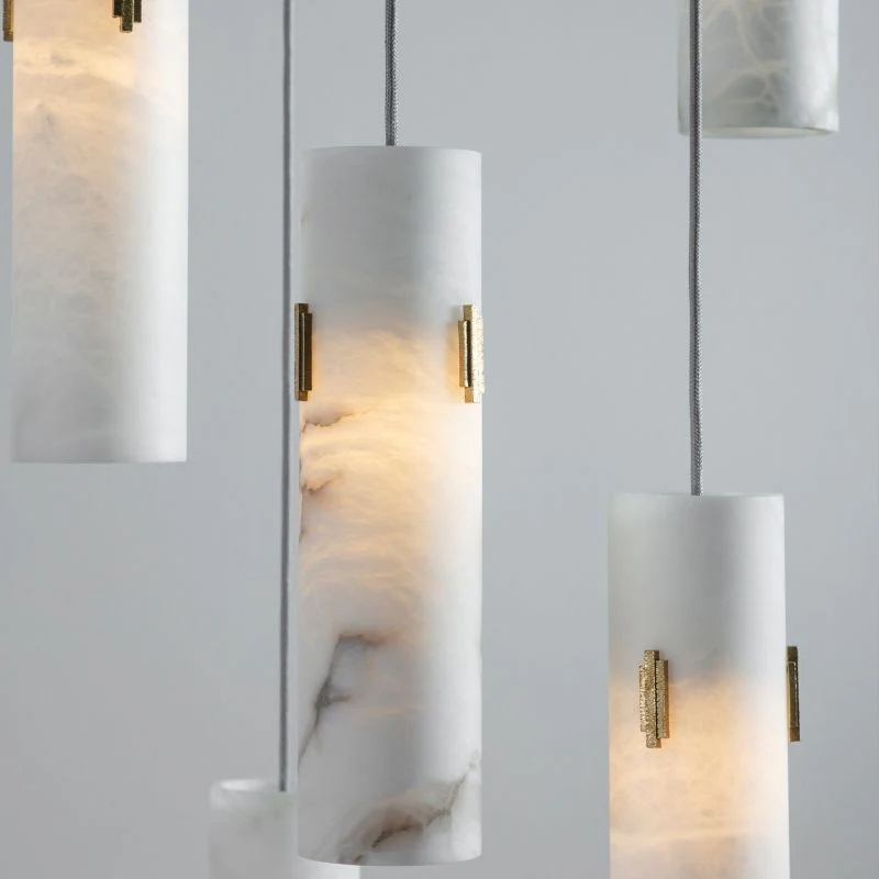 Alabaster Deco 12-light Cluster Chandelier - Image 2