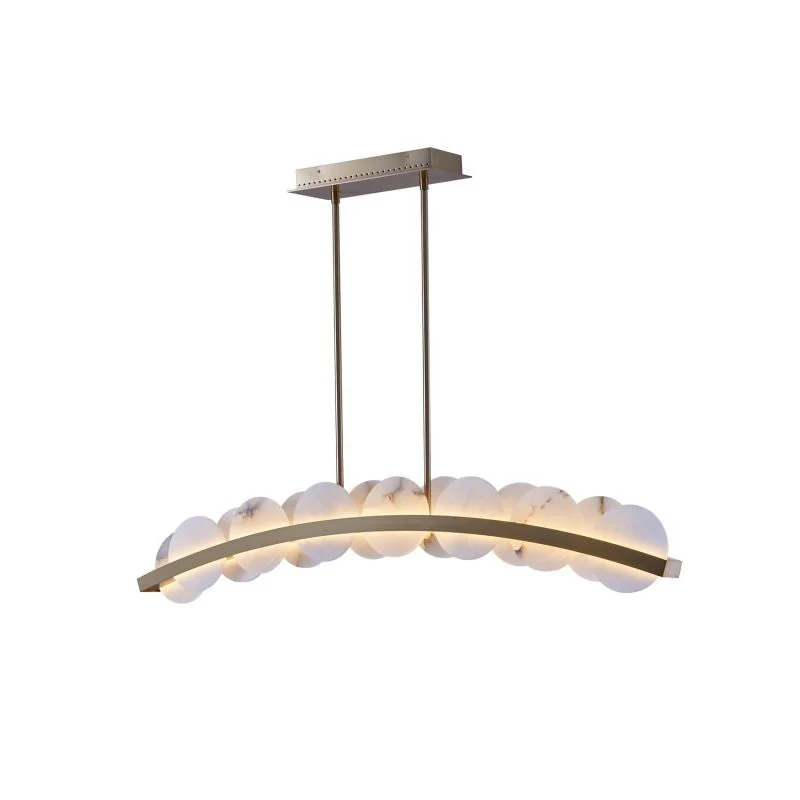 Alabaster Meridian Kitchen Island Chandelier 47" - Image 1