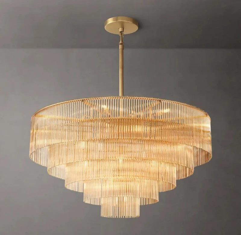 Dimarion Round Glass Chandelier 50" - Image 2